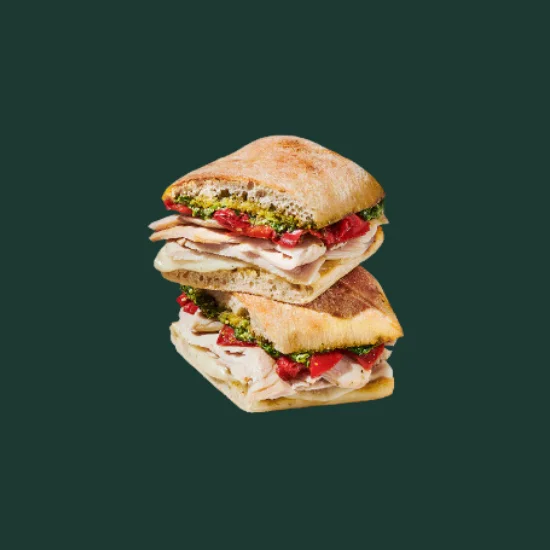Starbucks Menu With Prices USA 2025 238 Starbucks Turkey Provolone Pesto on Ciabatta