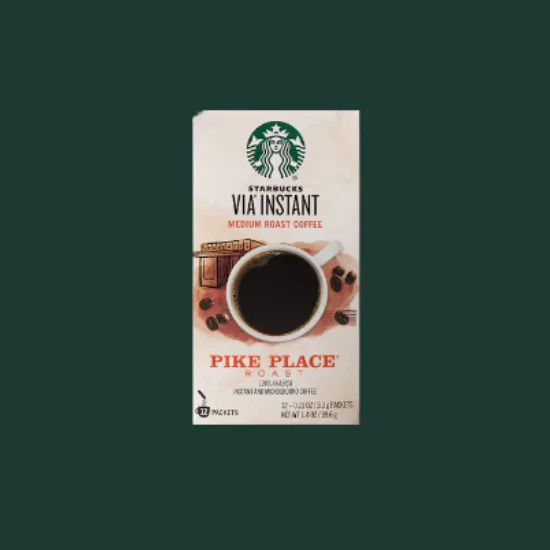 Starbucks Menu With Prices USA 2025 301 Starbucks VIA Instant Pike Place Roast